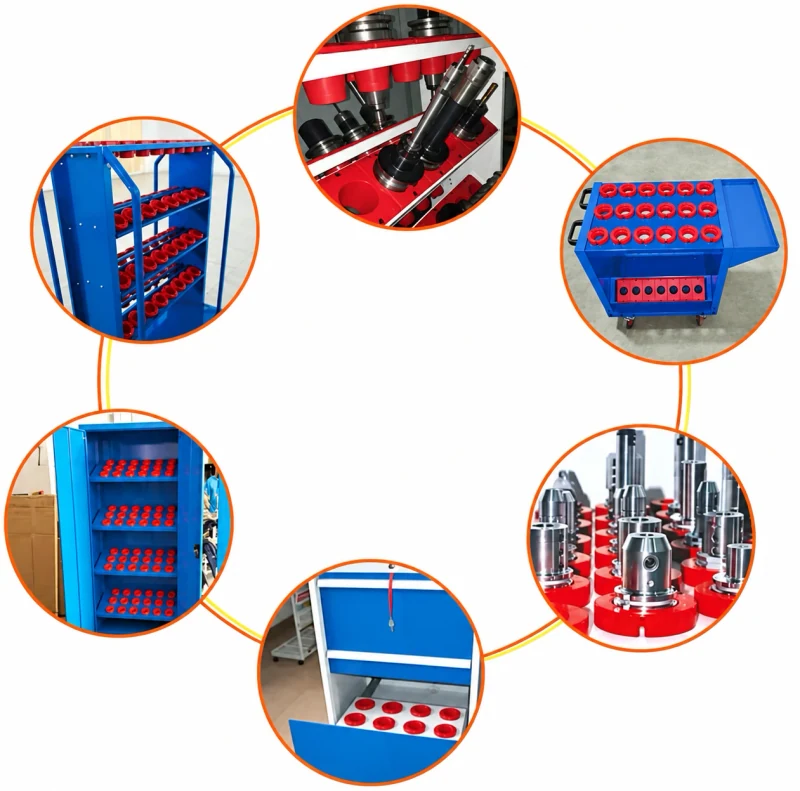 Tool carts, racks and trays — CNC tool storage holders
