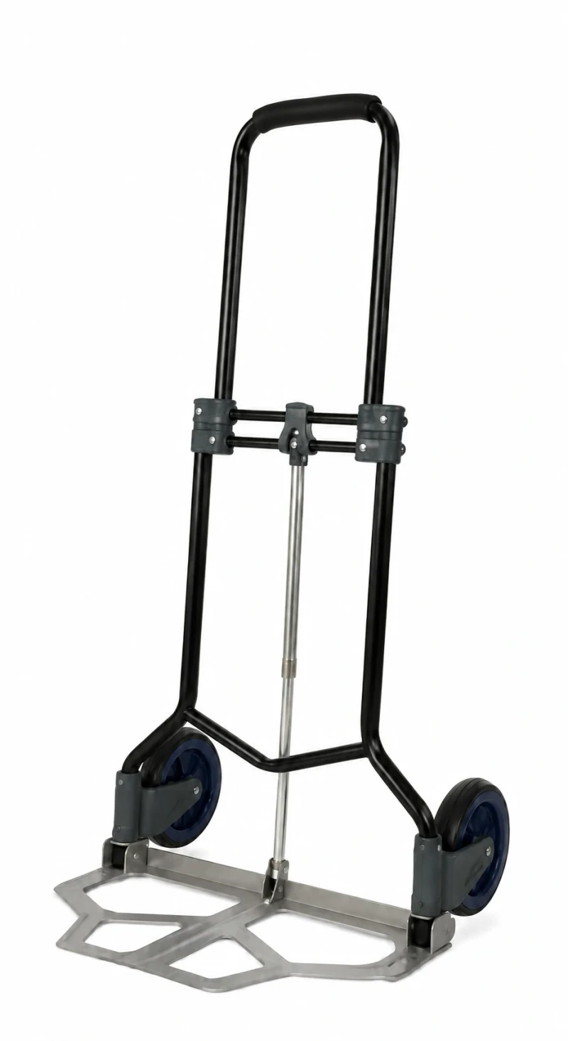 HT2102D folding hand truck shown open in the factory catalog