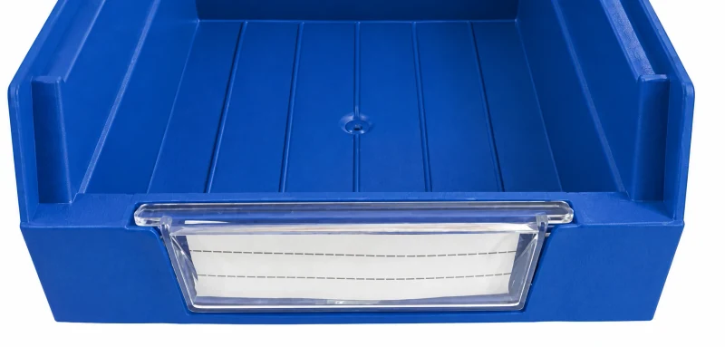 Front label cover — Hanging parts bins