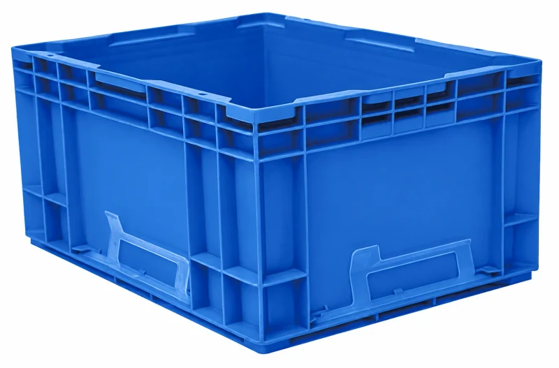 HP stacking containers shown in the industrial storage catalog